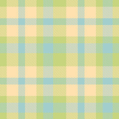 Rich Greenish Beige Seamless Tartan with Rich Pale Peach accents Textile Design