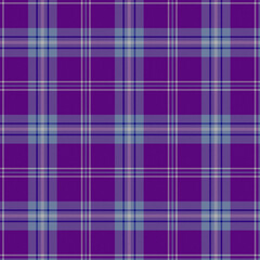 Purple, Blue, White Tartan Weave Pattern - Tile