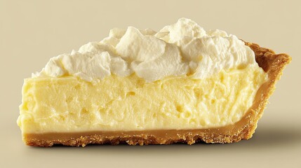 A creamy slice of key lime pie
