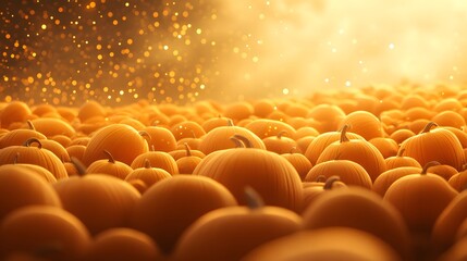 Fototapeta premium Picture of piles of pumpkins