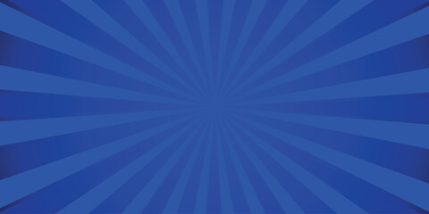blue sunburst background vector design
