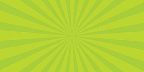 Obraz premium green sunburst background vector design