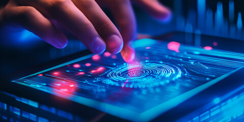 Fingerprint Scan on Digital Device | Advanced Technology Access

