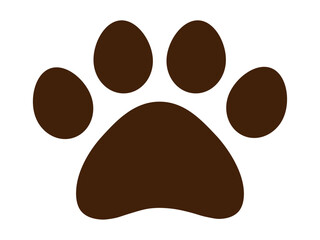 足跡のアイコン（犬や猫などの動物の肉球）