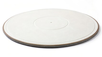 Turntable Platter, White Background