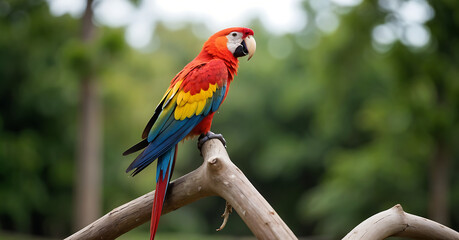 Obraz premium blue and yellow macaw