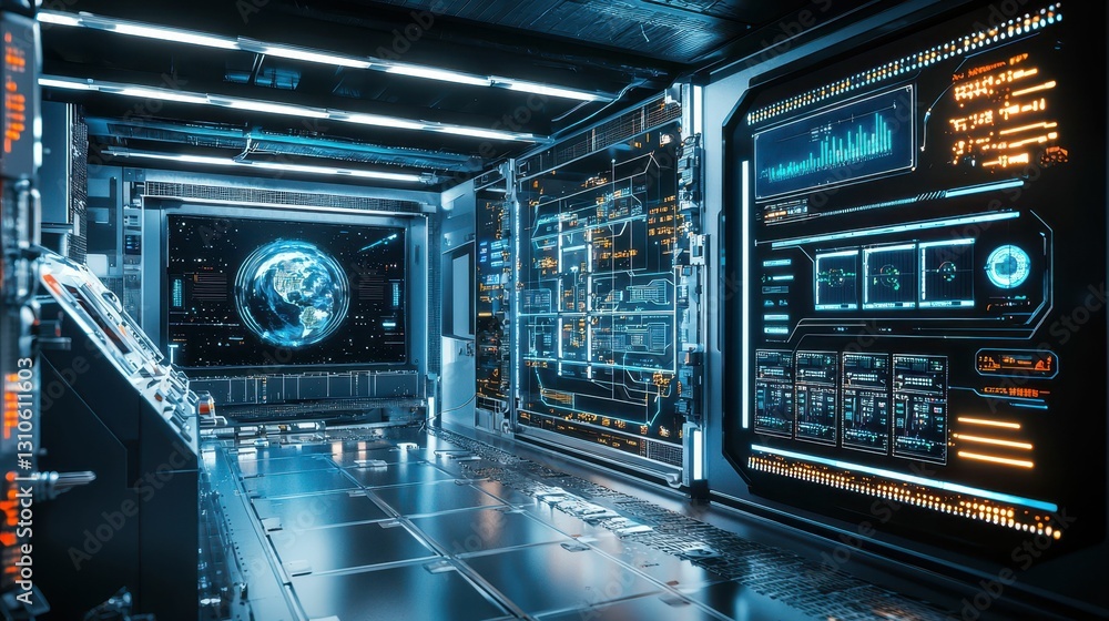 Poster advanced modular system for futuristic battery storage technology