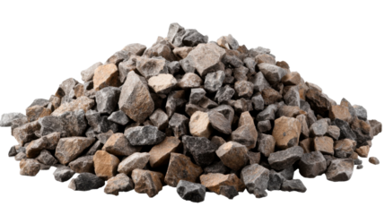 pile of firewood isolated on a transparent background.