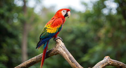 Fototapeta premium blue and yellow macaw