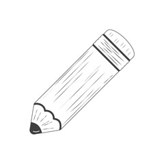 hand drawing pencil colouring style