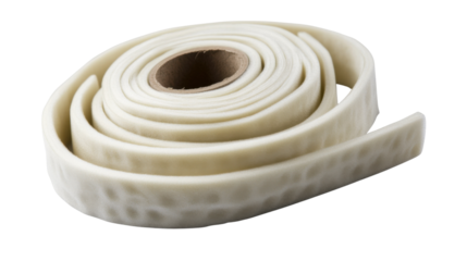 Hose for construction work on transparent background