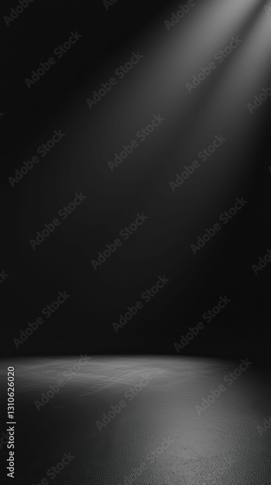 Poster minimalist stage background with smooth gradient lighting effect