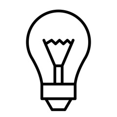 light bulb vector icon