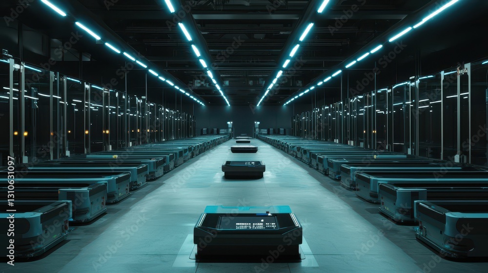 Poster Modern Automated Warehouse Design with Emphasizing Technology