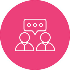Fototapeta premium Conversation Icon