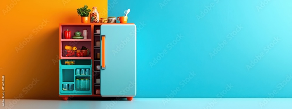 Poster a fridge designing weekly menus based on its contents