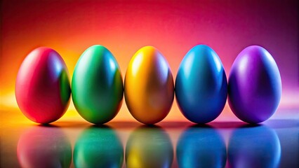 Oval Circle Line Art 5: Abstract Geometric Shapes, High Depth of Field Photography