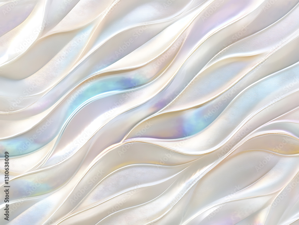 Poster flowing fabric patterns textile art abstract design studio close-up view elegance and texture