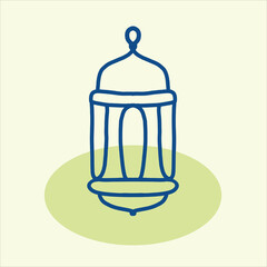 a lantern for ramadhan design