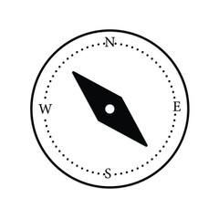compass rose line vector design simple © Amir
