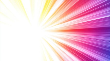 Obraz premium Colorful abstract rainbow background with rays of light and a bright burst of energy