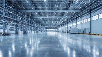 Modern Sleek Warehouse Interior Design with Cutting Edge Features