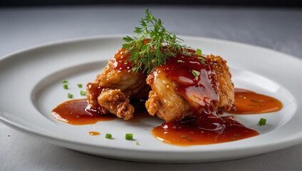 image of delicious chicken served ready to eat