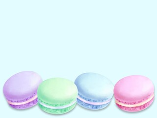 マカロンの背景　A-2