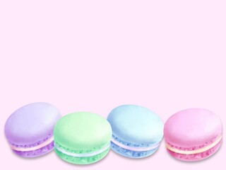 マカロンの背景　A-3