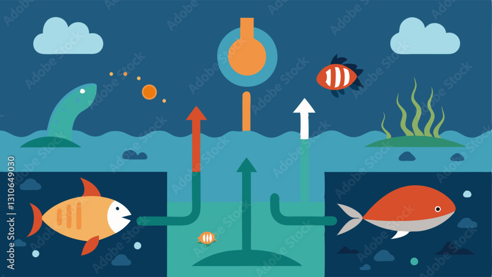 Poster these descriptions capture various aspects of ocean acidification and its effects on marine ecosyste