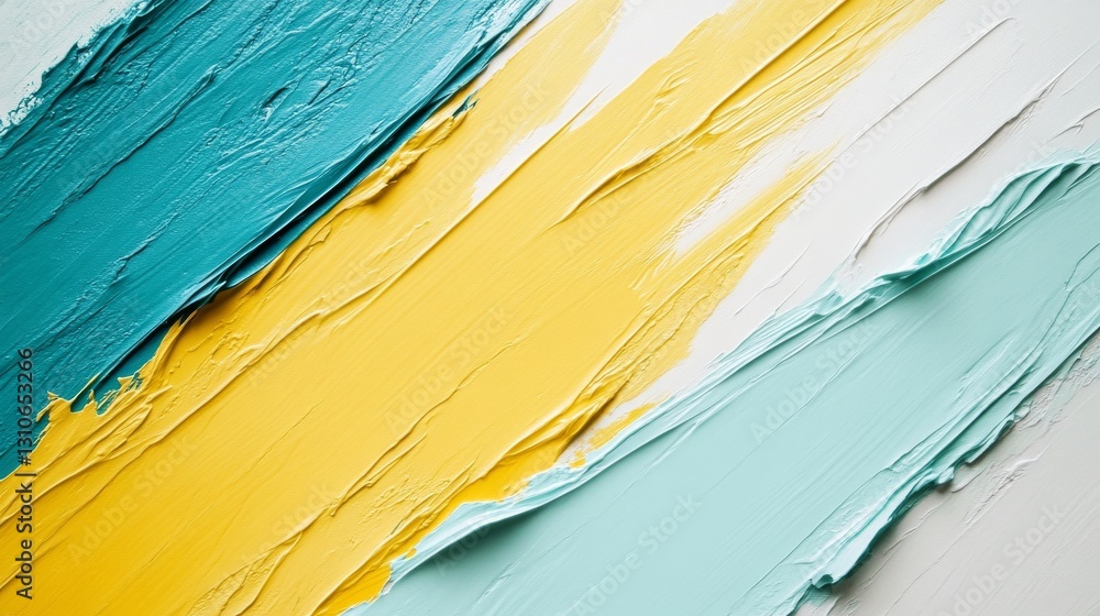 Poster diagonal strokes of colorful paint create an abstract artistic design