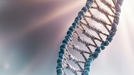 DNA Helix  Genetic Code  Science  Medical Research  3D Render