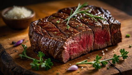 image of delicious beef served ready to eat