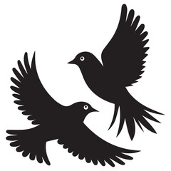 vector illustration of a Bird