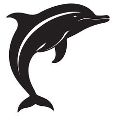 vector illustration of a dolphin