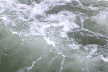 white frothy up close ocean waves