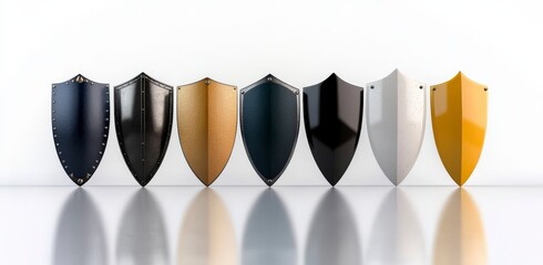 Metal Shields in Medieval Style Collection