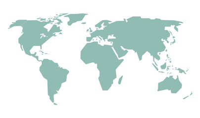 world map simple vector design