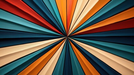 Vibrant Colorful Abstract Background with Circular Pattern Design Art