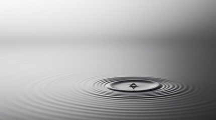 Water surface with gentle ripples showing tranquility and calmness, capturing essence of serenity and purity in minimalist composition