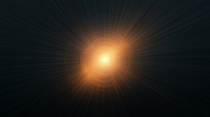 Bright light emanating from the center of a dark background