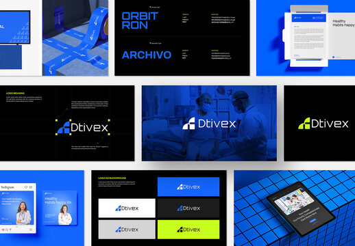 Brand Identity Guideline Presentation Layout