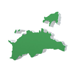 香川県（緑：右25度：背景透明）