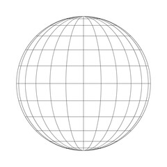 planet Earth globe grid