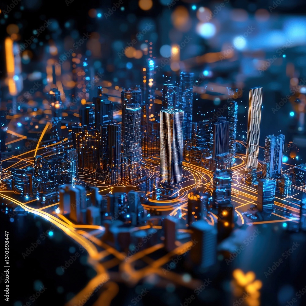 Poster dynamic visualization of ai-assisted urban development