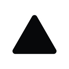 Fototapeta premium black triangle icon