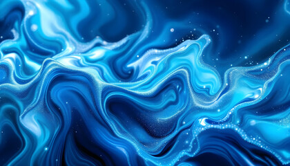 Fototapeta premium abstract blue background with Swirls