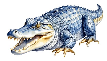 Obraz premium Majestic Blue Alligator