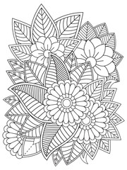 Fototapeta premium Zentangle Coloring Pages -for Adult