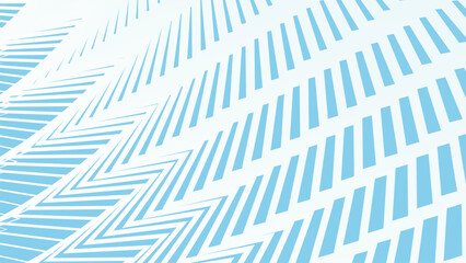 Sky blue with zig zag line abstract background for backdrop or fabric style